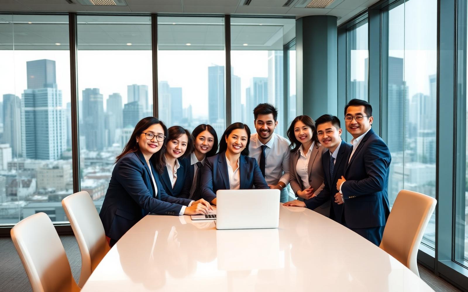 Yefeng international team in Guangzhou office